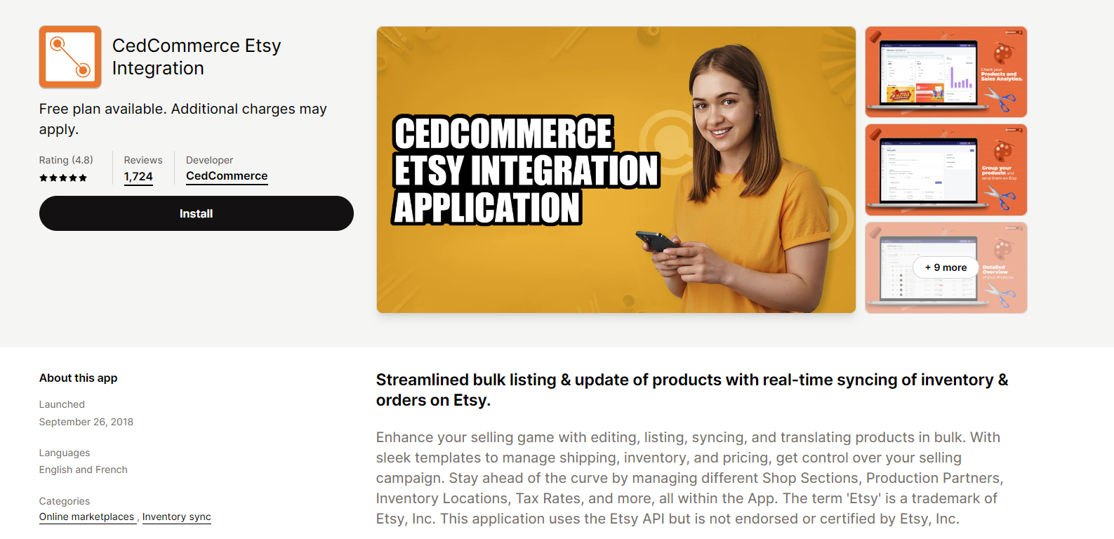 shopify app Integration